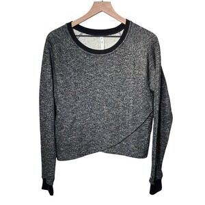 Fabletics Keeva Pullover Layer Player French Terry Crisscross Top Size Large NWT